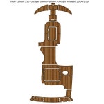 1998 Larson 230 탈출 수영 플랫폼 조종석 매트 보트 EVA 티크 데크 바닥 패드 SeaDek MarineMatt 스타일 자체 접착 : EarthWide Mark