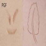 스테인레스 스틸 PGF51-01 정맥 가죽 조각 : 3월16일