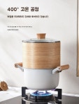 이중층 대나무 찐빵 304 스테인레스 스틸 찜솥 : 알리라카이