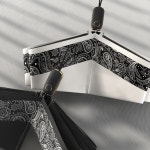 일본 경량 자외선 차단 암막 백화점 흰색 가벼운 자동 양산 : 리빙브런치