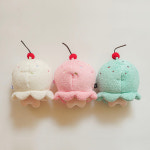 10cm 요거트 아이스크림 인형옷 컵케이크 머핀 모자 체리 무속성 아이돌 소품 솜깅이 악세사리 민트초코 룩업 꾸미기 : 선희상점