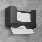 거울 뒤 매립형 스테인레스 디스펜서 화장실 티슈 상자 핸드타올 블랙 : ND산업