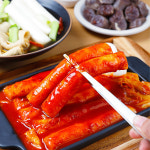 부산 국제시장 통 가래떡 떡볶이8개입X2봉 떡볶이소스2봉포함  100% 쌀떡 분식 아이간식 : 참도깨비