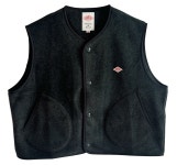 단톤 24FW 후리스 노카라조끼(DT-A0521)-차콜그레이36 : 리코재팬쇼핑몰