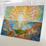 명화 그림 갤러리 인테리어 뭉크 태양 캔버스액자 가로형 3호 29x21 : 아란아트