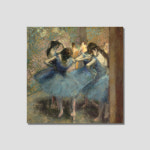 명화 포스터 아크릴액자 에드가 드가  초록색의 발레리나  760x760 : 가교
