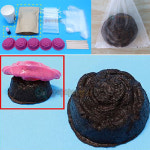 친환경 커피박 방향제 5인세트 재활용 꽃모양틀 만들기 교구 : dante38