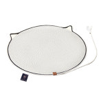 딩동펫 고양이 캣냥 흔들깃털 라운드 스크래쳐 매트 브라운 L : 딩동펫