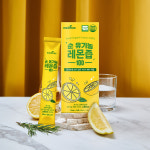 메디트리 유기농 레몬즙 100 레몬수 레몬즙스틱 디톡스 15포, 6개 : 메디트리 공식 스토어