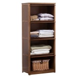 낮은이불장 원목 미니  원룸 수납장롱 옷장 슬라이드 키 조립식  이불 보관함 2층 50cm 갈색 수납장(조각X) : 힐링앤헬쓰