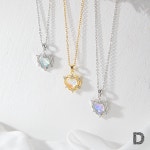 하트 크리스탈 큐빅 목걸이 : 디보트 주식회사