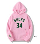 밀워키 벅스 지아니스 아데토쿤보 농구 특양면 후드티 티셔츠 A0132 : 티퍼블릭16