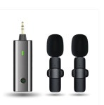 주닉스 D21CT-3 강의용 2대1 무선 핀마이크 학교 강의 카메라 스마트폰 앰프 스피커 3.5mm 단자 : 지선마트