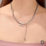 알파벳B 이니셜 체인 목걸이 + 팔찌 세트 단품 : 디보트 주식회사