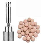 알약타정기 수동 분말 제조 프레스 가루약 환 알약 만들기 제조기 기계 압축 몰드 타정기 : 라투피아몰