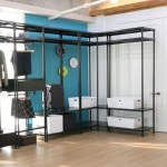 수납선반 다용도 스틸 무타공 조립식 햇덧 토마토 404450 : 정리대명사