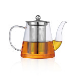 [티메이커 세트] 따티 내열유리 티포트 세트, 머그워머+티포트750ml+찻잔80ml 4개 : 따티