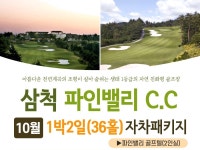[자차특가] 삼척 파인밸리CC 2일 36H : PK store