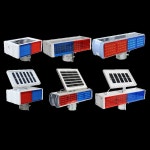 경고등 LED 안전 쏠라 점멸등 위험경고등 도로 건설 안전등 운전 출차등 태양열 비상등 : 루트512