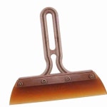 고무헤라 우레탄 밤색 200mm 미장도구 실리콘헤라 : 토즈마켓