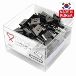 기맹 점보 스마일 실버날크립 대 60매 게시판집게 집게홀더 : 기맹샵