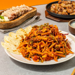 대구 착한반고개무침회 오징어무침회 2~3인분(납작만두 포함) : 인생식탁