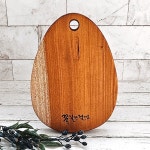 백야드 마호가니 캠핑 물방울도마 250 180 22mm 제작 나무도마 마호가니도마 인쇄 제작 인쇄 각인 : 에이스마켓인쇄제작각인