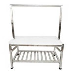 횟집 도마 작업대 정육 생선가 업소용 마트 주방 생선 1. 원형 삼각 600x600x1100 8cm : 글로벌라온