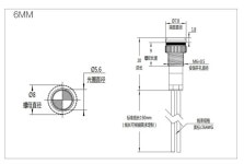 경고 24V 10mm 방수 금속 12mm 1 5V 개 6mm 8mm LED 표시기 12V IP67 신호 220 3V 110V 표시선 : 스카이로지스