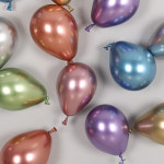 셈퍼텍스 리플렉스 고무풍선 13cm 혼합 50입 미니풍선 파티 데코용 : 하늘풍선파티