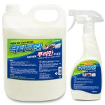 크로바 닥터크린 얼룩제거제 흰옷 핏자국 커피 얼룩 세탁전처리제 대용량 4L+500ml : 크로바세제