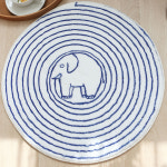 포르투나 코끼리  주방 발 욕실 화장실 현관  먼지없이 사계절 쓰는 원형 매트 : 굿로운