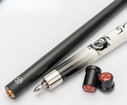 큐대 고급 탄소 당구채 연습용 섬유 당구장 큐 그레이 11.8mm 단일 : WITH YOU SUN