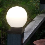 문주등 6인지 75x75 블랙바디 투명커버 호박등 테라스 카페 : 예나조명