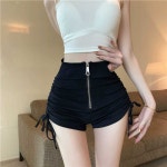 여성핫팬츠 섹시 블랙 화이트 여자아이돌 댄스의상 바프 : 코코멜로디