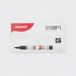 SBJ 모나미 유성매직 1box 12개입 둥근닙 단색 : 에이치이바이오