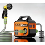 미니양수기 고압우물펌프 펌프 50m 호스 주말농장 충전식 가정용 밧데리 농업용 양수기 398AF쿼드코어50m수도관 : 에이더블유