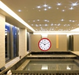 건전지드림!!방수시계  클럽하우스 락카  사우나  방습 사우나   벽걸이시계 벽시계 목욕탕 찜질방 BP342 : ANNE SHOP