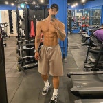 짐웨어 반바지 버뮤다 트레이닝 팬츠 농구 런닝 헬스 : 코어나라4