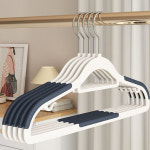 논슬립 어깨뿔방지 미끄럼방지 옷걸이 - 오렌지 : 율하수