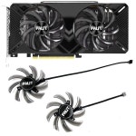 GA91S2U FDC10H12S9-C Palit GTX 1660  GPU 팬 PALIT RTX 2070 2060 듀얼 Ti 비디오 카드 냉각 신 : 디에이치에이트
