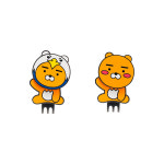 [카카오프렌즈 골프]클라우드9 페이스 볼마커-라이언 : 벤스골프