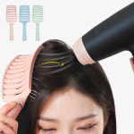 [1+1] 헤어 볼륨업! 모니즈 뽕브러쉬 정수리 볼륨 드라이빗 헤어브러쉬 컬러3종 : 모니즈:Moneeds