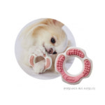 [페티오] 일본제작 강아지 덴탈 장난감 - 오리지널 칸데루 링 소프트(그린) : 와우한빛