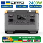 야외 고용량 2400W 휴대용 발전소, Lifepo4 셀 캠핑 태양광 발전기, 2016wh : 클루지 이커머스