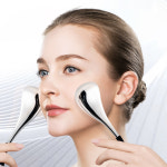 스테인리스 아이스 쿨링 스틱 피부 마사지기 눈 얼굴 붓기 괄사 리프팅 : 레브드페