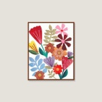 Bright Floral I, 레지나 무어 집들이선물 인테리어액자 거실액자 현관그림 : 수록공방