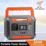 휴대용 태양열 발전기, 야외 보조배터리, 캠핑 전원 공급 장치용 UPS 발전소, 300W, : 클루지 이커머스