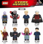 슈퍼히어로  캡틴아메리카 브랙위도우 피규어 스타호크   스칼렛 마녀 어벤져스 인피니티 워 비전 인간 형태 컬렉터 커스텀 : 만복피규어