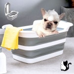 강아지욕조 강아지스파욕조 애견목욕탕 접이식 목욕통 : 잘해상점
